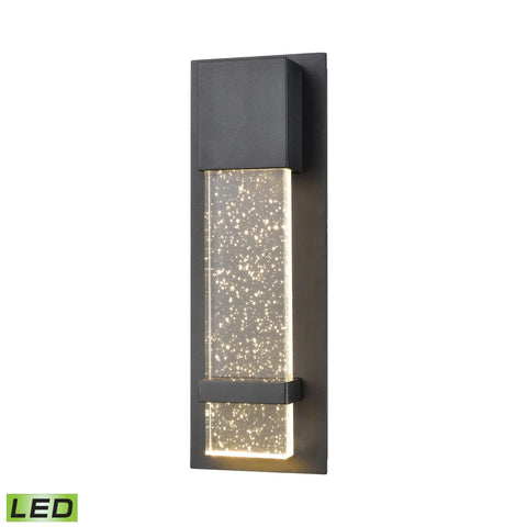 Emode 14"h Black Wall Sconce with Seeded Crystal Wall Elk Lighting Default Value 