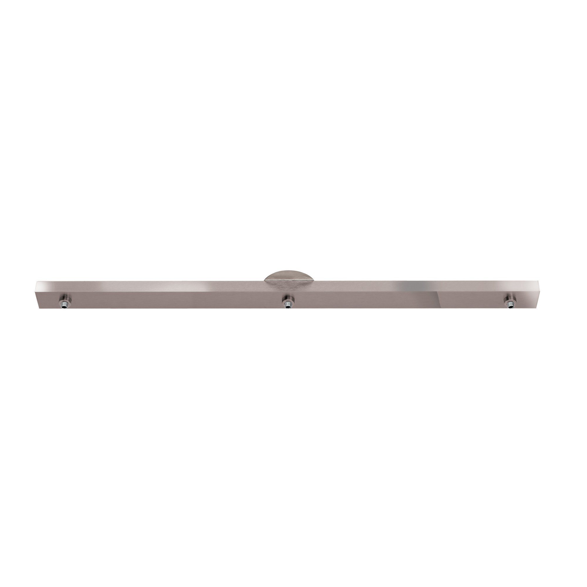 Unijack Three -Port Bar Pendant - Brushed Steel Ceiling Access Lighting 