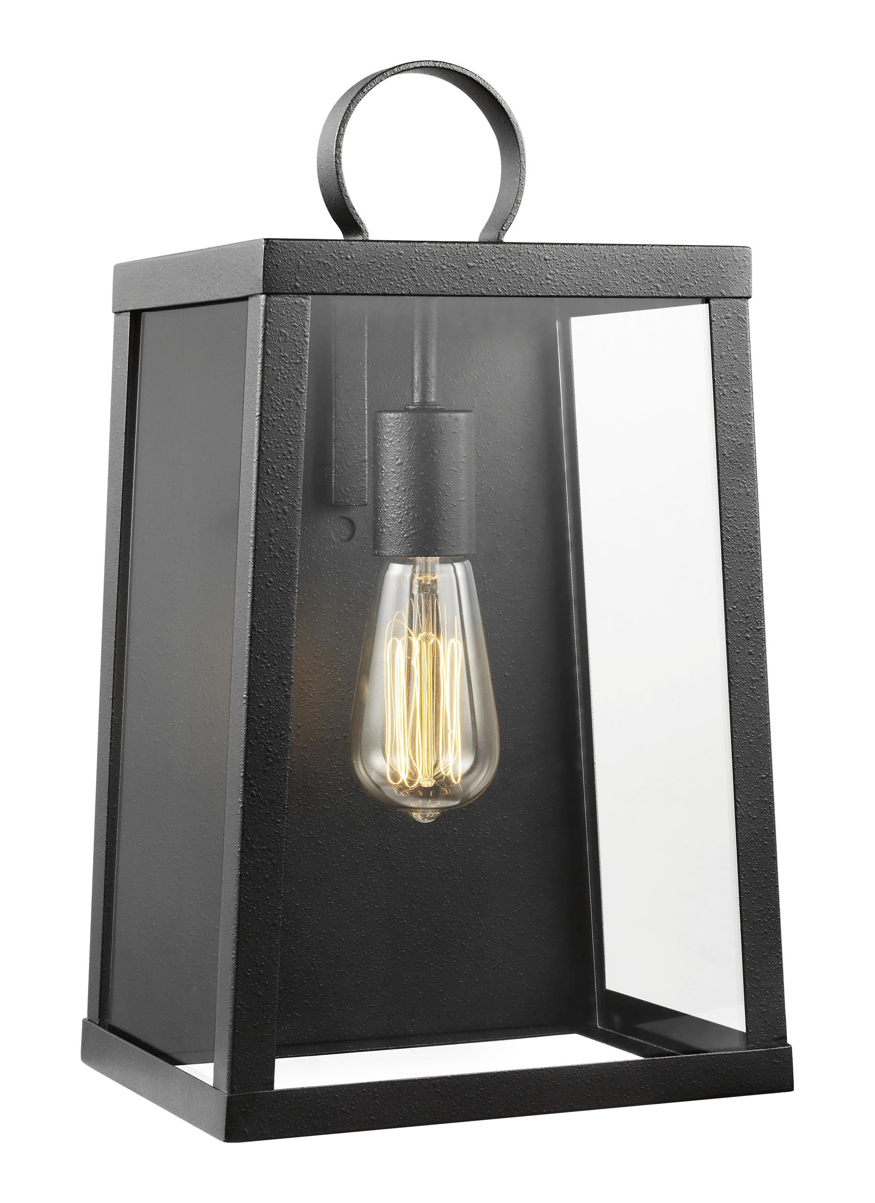 Marinus Large One Light Outdoor Wall Lantern - Blacksmith Outdoor Sea Gull Lighting 