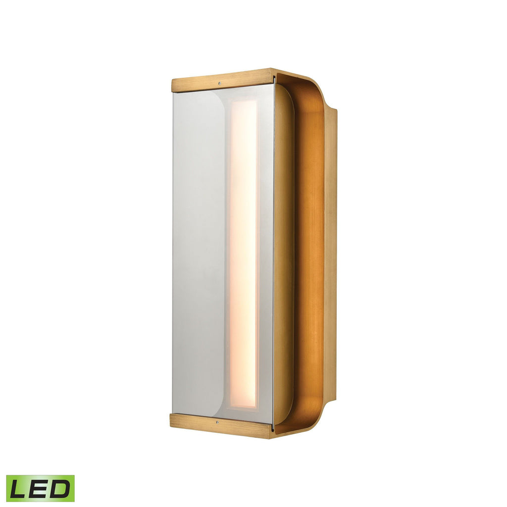 Forma 1-Light Sconce in Antique Bronze with Clear Glass Wall Elk Lighting 