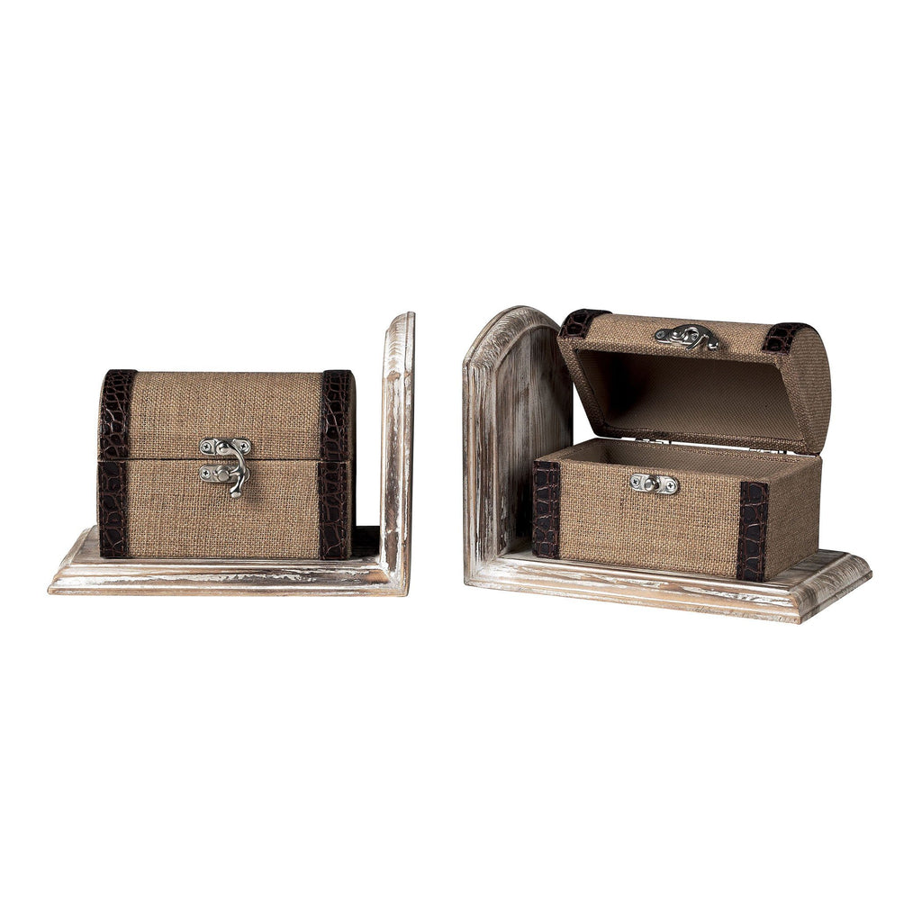Travellers Trunk Bookends Accessories Sterling 
