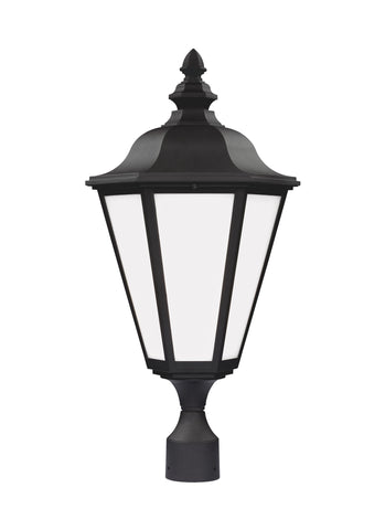 Brentwood One Light Outdoor LED Post Lantern - Black