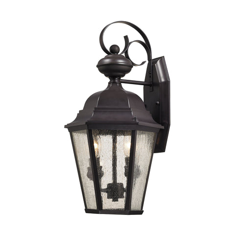 Cotswold 2-Light Outdoor Sconce in Oil Rubbed Bronze Outdoor Lighting Thomas Lighting 