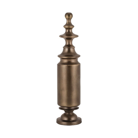 Short Footed Brass Finial ACCESSORIES Sterling 