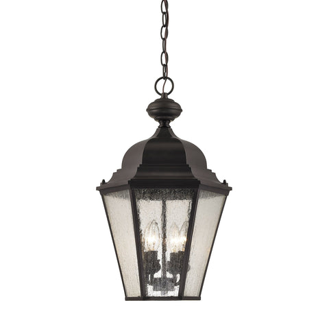 Cotswold 4-Light Hanging Light in Oil Rubbed Bronze Outdoor Lighting Thomas Lighting 