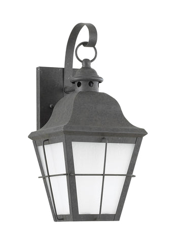 Chatham One Light Outdoor LED Wall Lantern - Oxidized Bronze Outdoor Sea Gull Lighting 