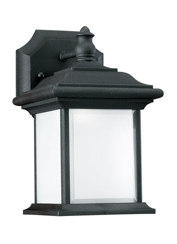 Wynfield One Light Outdoor LED Wall Lantern - Black Outdoor Sea Gull Lighting 