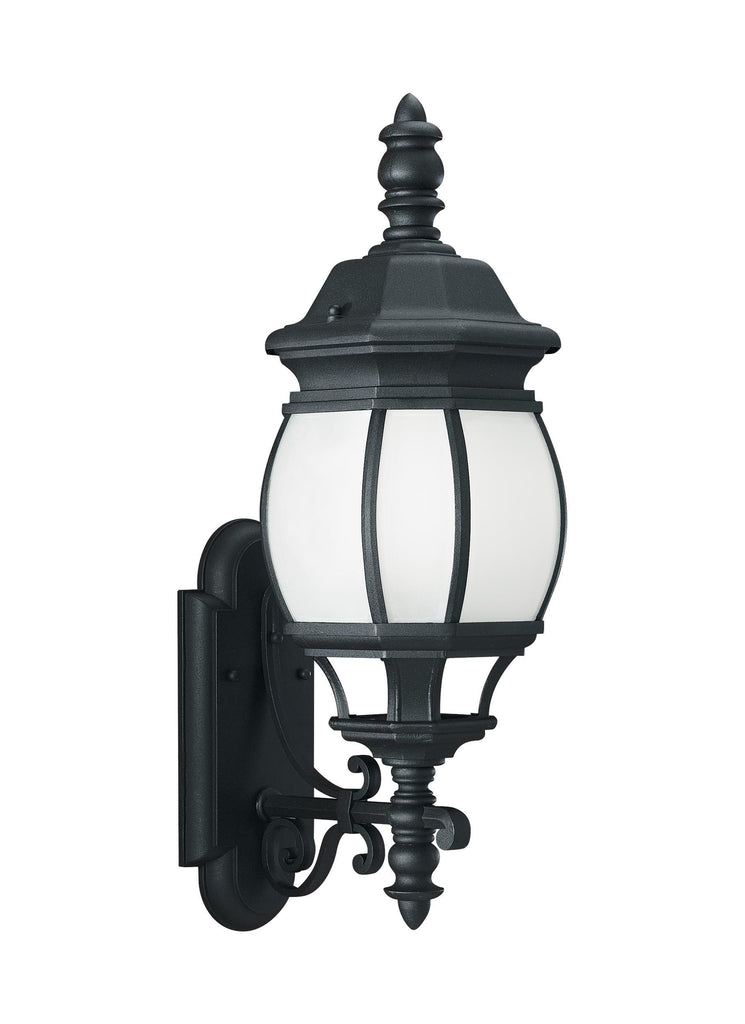 Wynfield One Light Outdoor Wall Lantern - Black Outdoor Sea Gull Lighting 