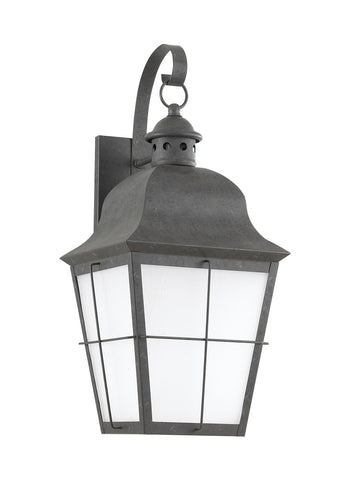 Chatham One Light Outdoor LED Wall Lantern - Oxidized Bronze Outdoor Sea Gull Lighting 