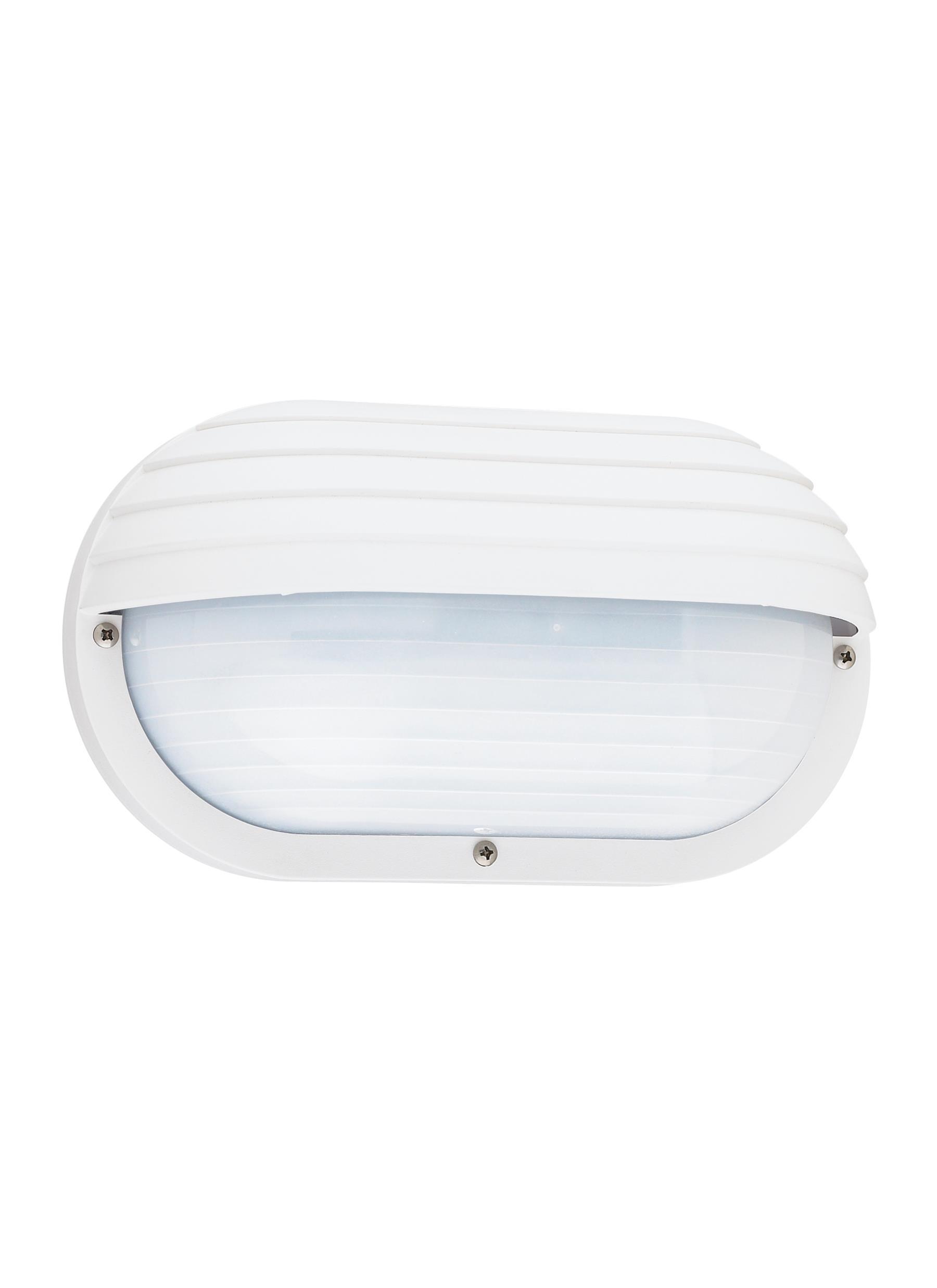 Bayside One Light Outdoor LED Wall Lantern - White Outdoor Sea Gull Lighting 