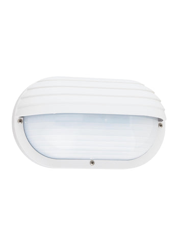 Bayside One Light Outdoor LED Wall Lantern - White Outdoor Sea Gull Lighting 