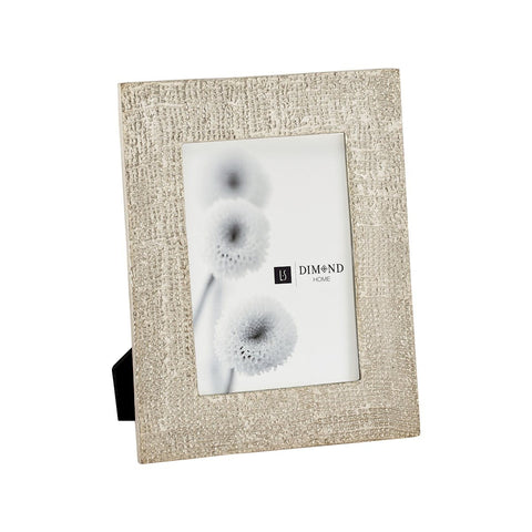 Ripple Texture 5x7 Photo Frame In Silver Accessories Dimond Home 