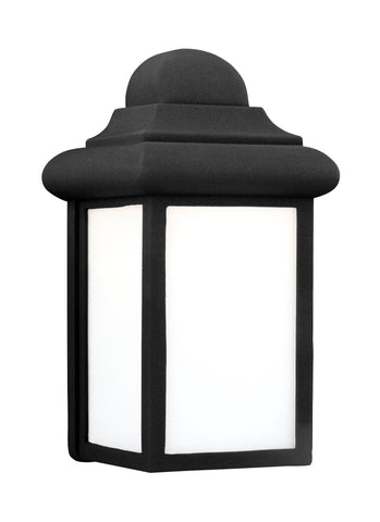 Mullberry Hill One Light Outdoor LED Wall Lantern - Black Outdoor Sea Gull Lighting 