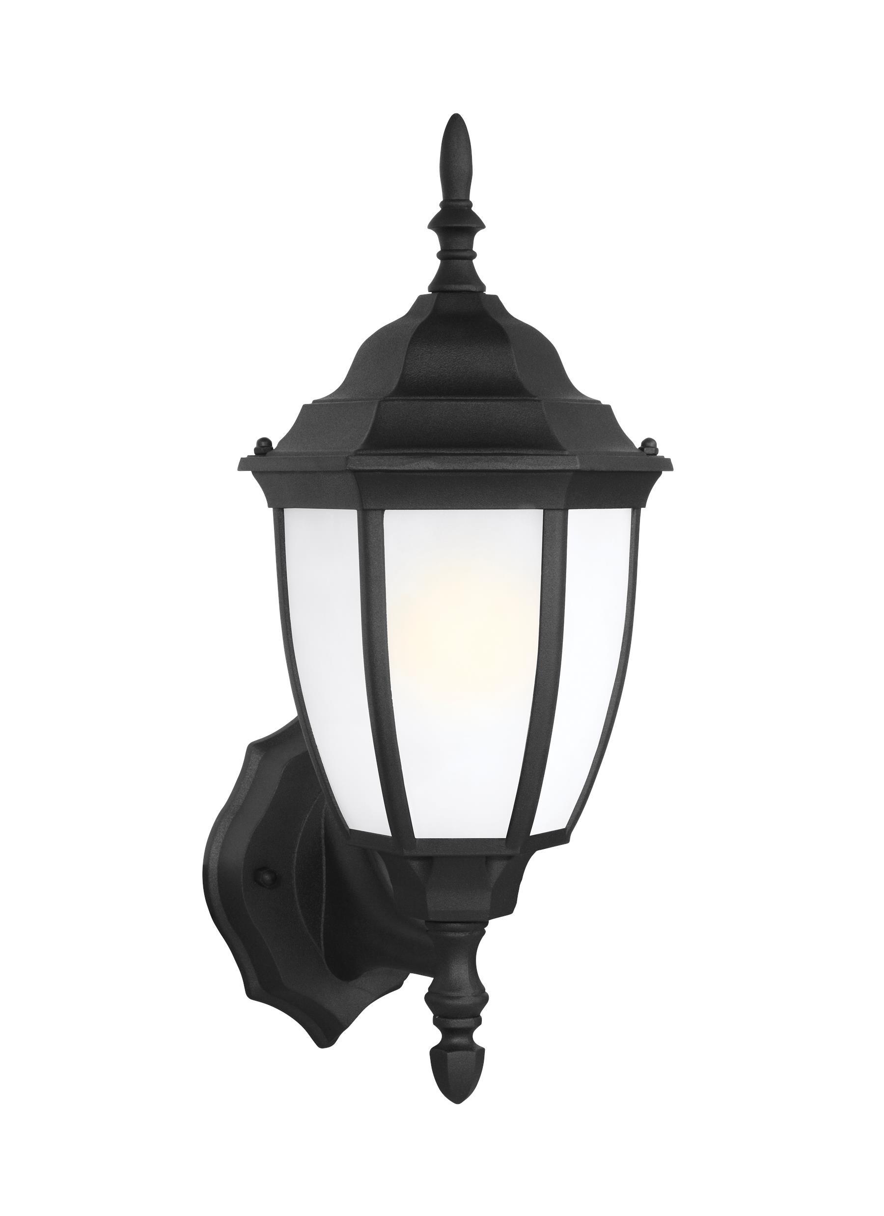 Bakersville One Light Outdoor LED Wall Lantern - Black Outdoor Sea Gull Lighting 