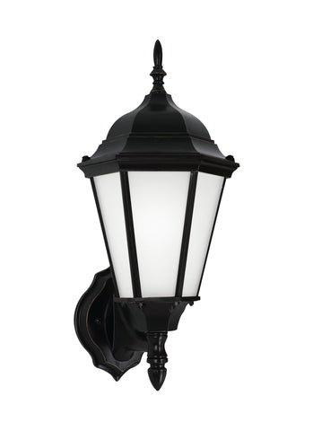 Bakersville One Light Outdoor LED Wall Lantern - Black Outdoor Sea Gull Lighting 