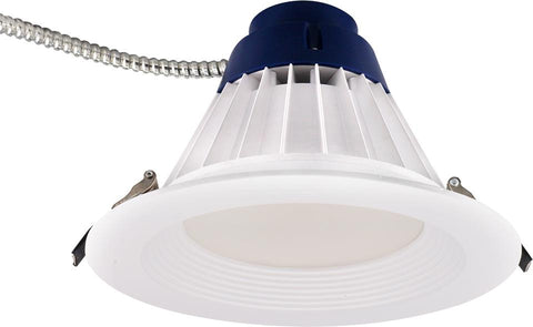 8" SnapTrim Smooth Recessed Canless Downlight (Choose Warm White or Daylight) Recessed Dazzling Spaces 3000K 1 Pack 