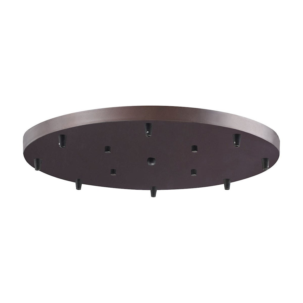 Illuminare Accessories 8 Light Round Pan In Oil Rubbed Bronze Parts/Hardware Elk Lighting 