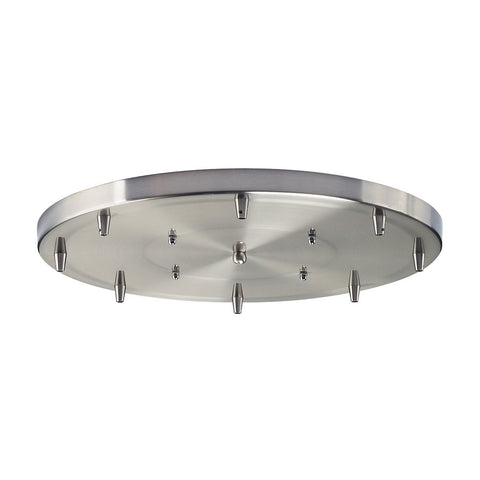Illuminare Accessories 8 Light Round Pan In Satin Nickel Parts/Hardware Elk Lighting 