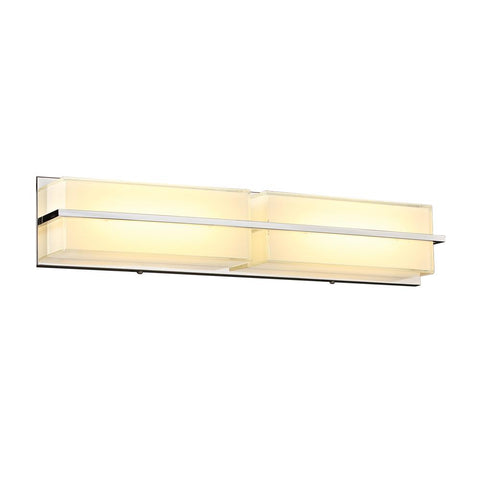 Tazza Two Light Vanity From - Chrome Wall PLC Lighting 