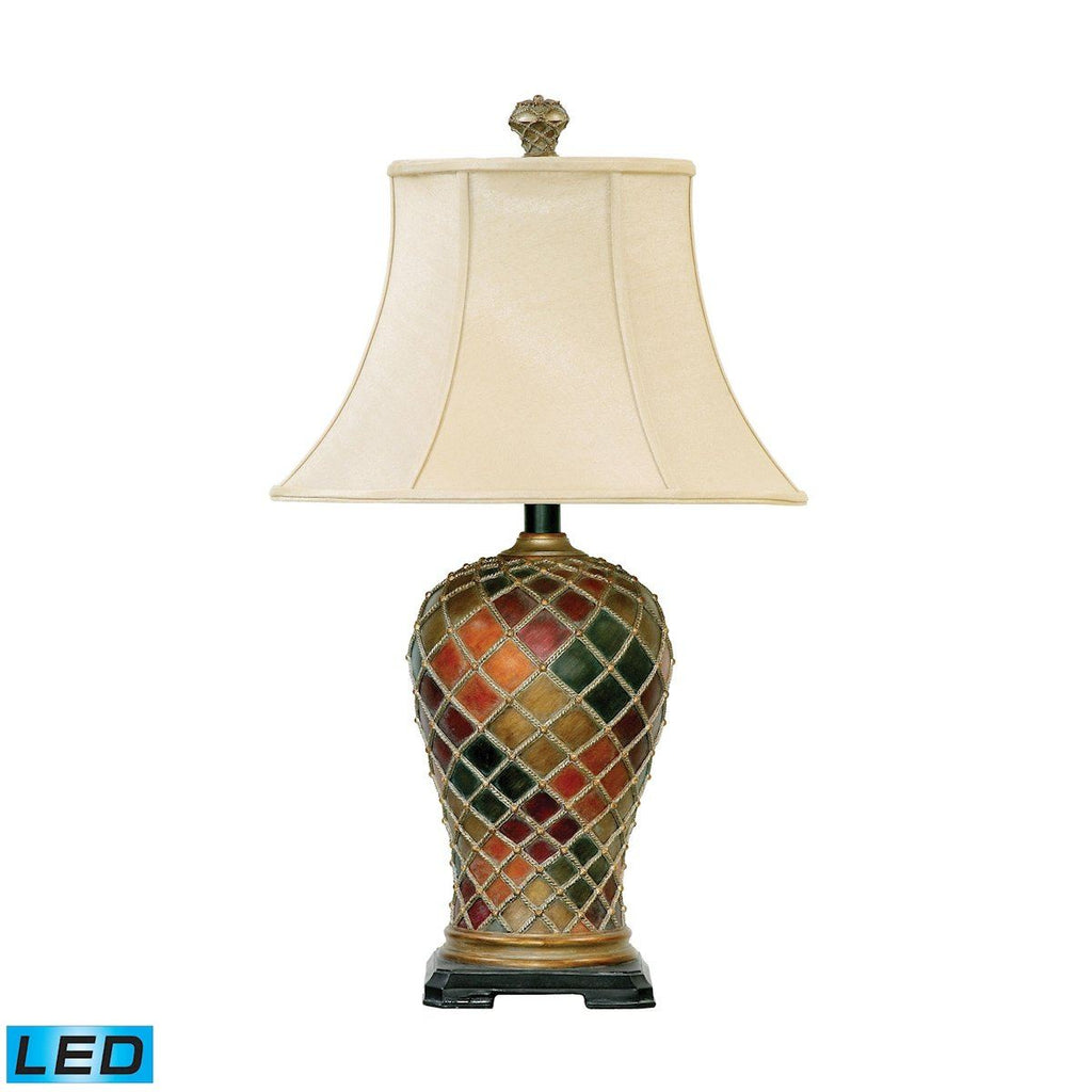 Joseph 1 Light LED Table Lamp in Bellevue Finish Lamps Dimond Lighting 