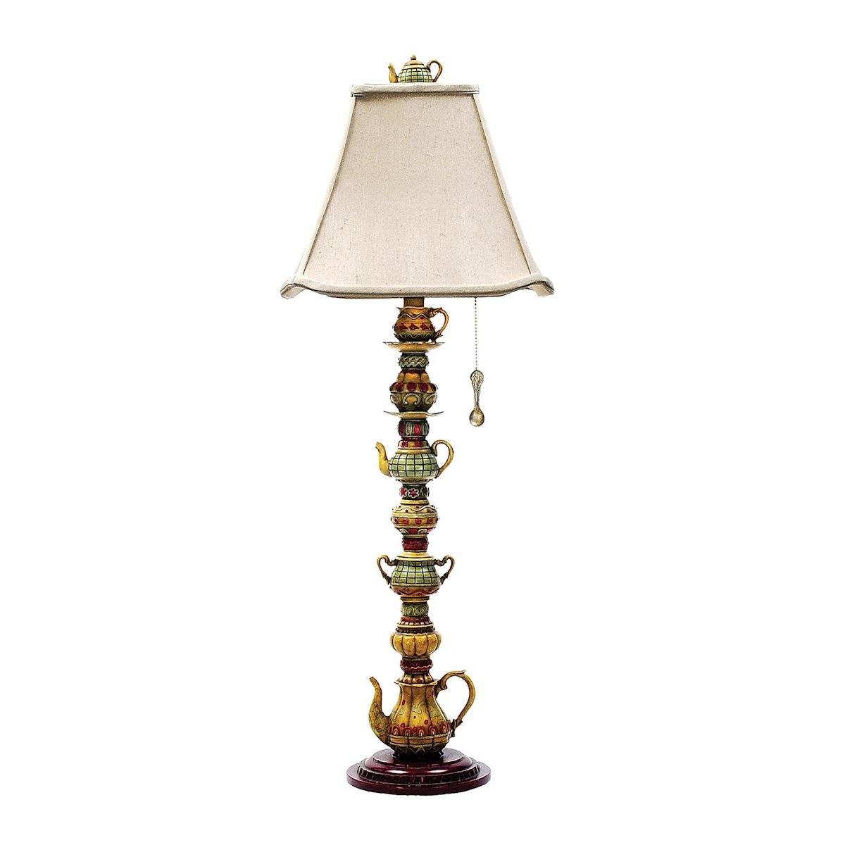 Tea Service Candlestick Lamp in Burwell Finish Lamps Dimond Lighting 