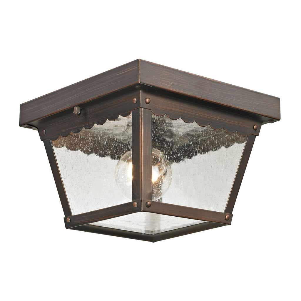 Springfield 2-Light Flush Mount in Hazelnut Bronze Outdoor Lighting Thomas Lighting 