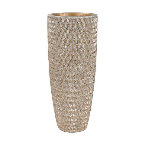 Geometric Textured Vase Accessories Dimond Home 