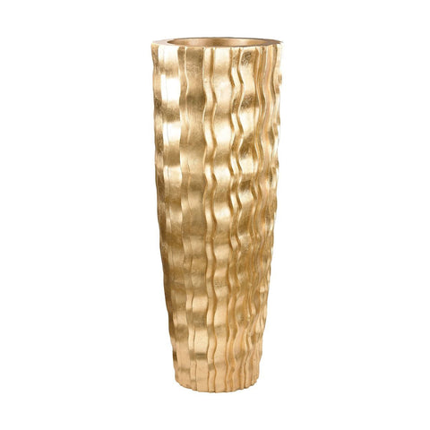 Gold Wave Vessel - Large Accessories Dimond Home 