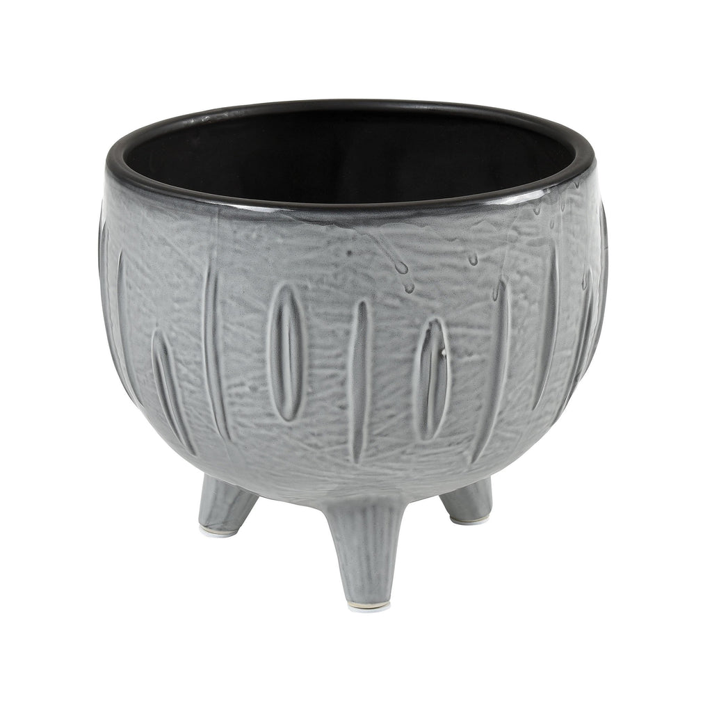 Sprout Bowl in Grey and Dark Bronze Decor Accessories ELK Home 