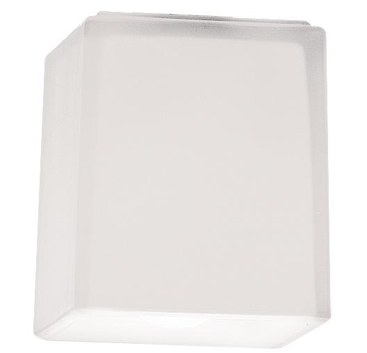 Hermes Square Glass - Opal Shade Ceiling Access Lighting 