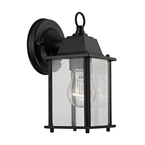 Cotswold 1-Light Outdoor Sconce in Matte Black Outdoor Lighting Thomas Lighting 