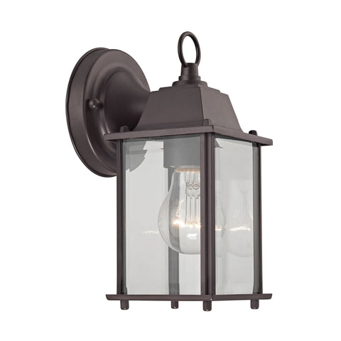Cotswold 1-Light Outdoor Sconce in Oil Rubbed Bronze Outdoor Lighting Thomas Lighting 