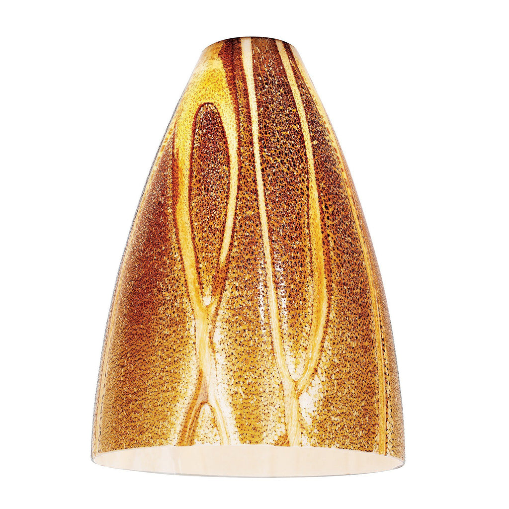 Safari Cone Italian Hand Blown Art Glass Ceiling Access Lighting 