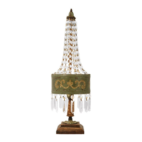 Eiffel 1 Light Table Lamp in Parisian Moss Lamps Dimond Lighting 