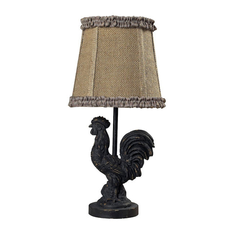 Braysford Mini Rooster Lamp in Black Lamps Dimond Lighting 