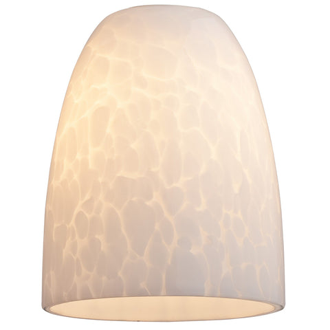 French Frit Small Glass - Opal Shade Ceiling Access Lighting 