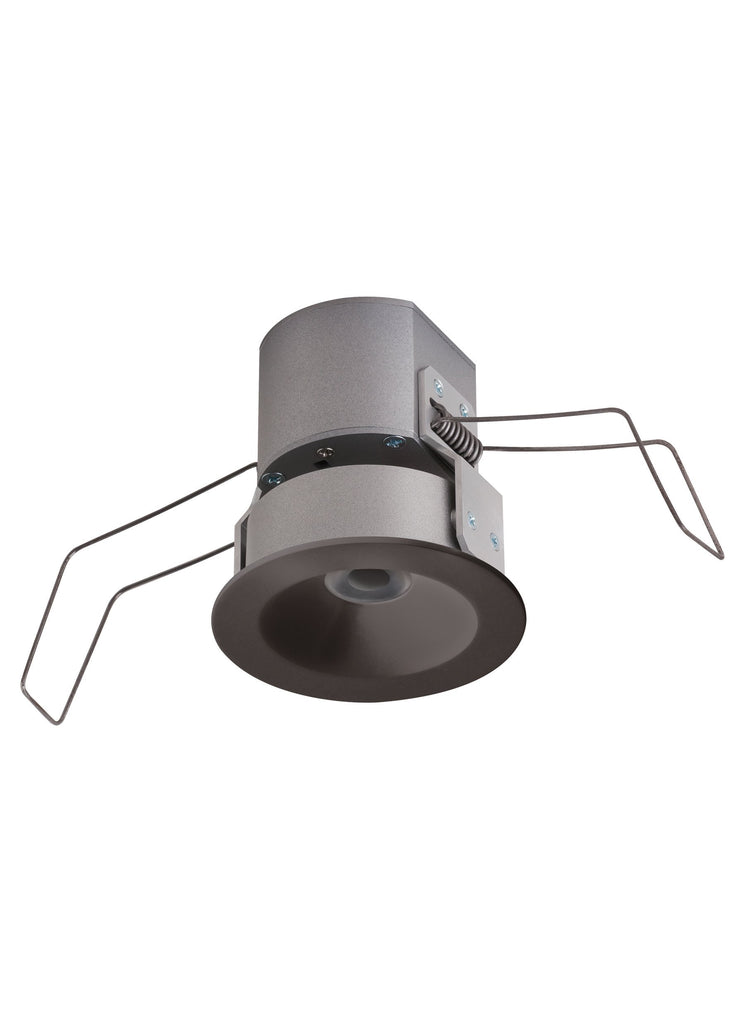 Lucarne LED Niche 12V 3000K Fixed Round Down Light-171 - Painted Bronze Recessed Sea Gull Lighting 