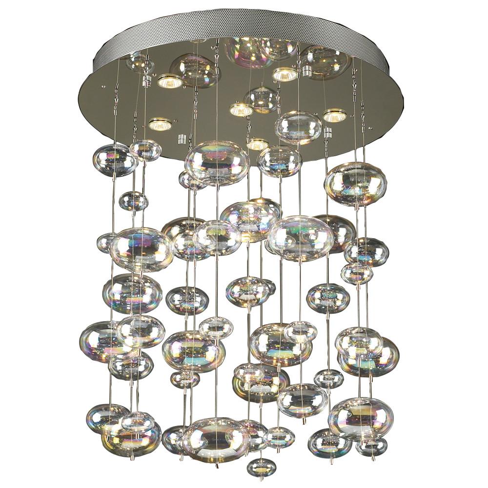 Bubbles 6-Light Pendant Chandelier Ceiling PLC Lighting 