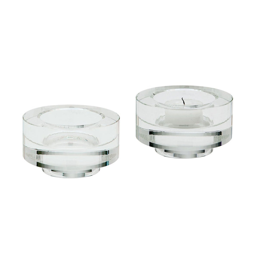 Fluted Crystal Votive -Set of 2 Accessories Dimond Home 