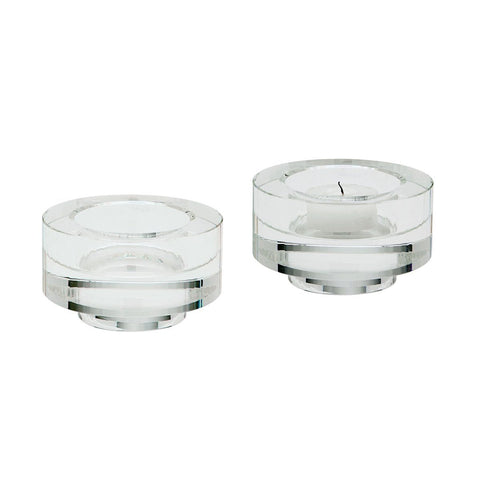 Fluted Crystal Votive -Set of 2 Accessories Dimond Home 