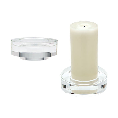Fluted Crystal Candleholders - Set of 2 Accessories Dimond Home 