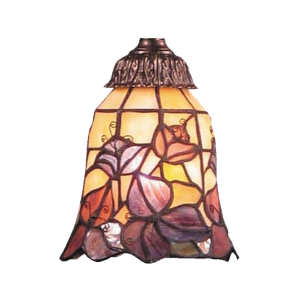 Mix-N-Match 1 Light Floral Glass Shade Shades/Glass Elk Lighting 