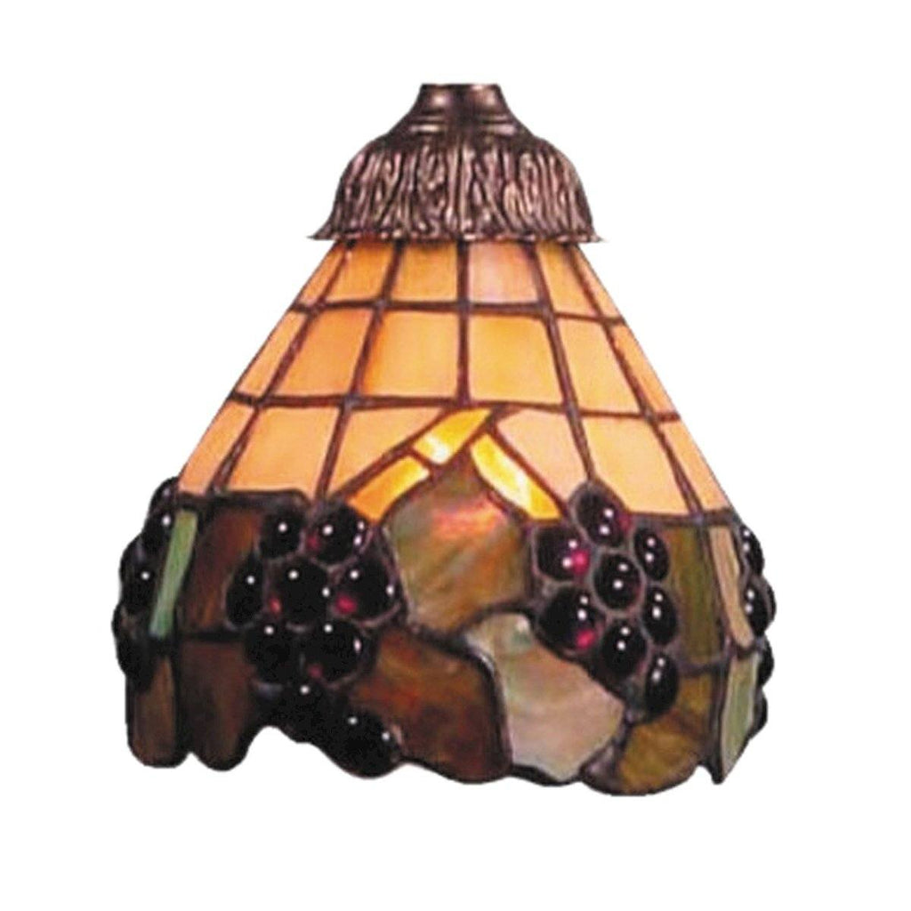 Mix-N-Match Stained Honey Dune Glass Shade With Grape Accents Shades/Glass Elk Lighting 