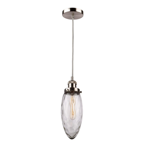 Lux Pendant Collection 4.5"w Brushed Nickel Pendant