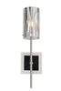 Chroman Empire 1-Lt Sconce - Chrome Wall Varaluz 