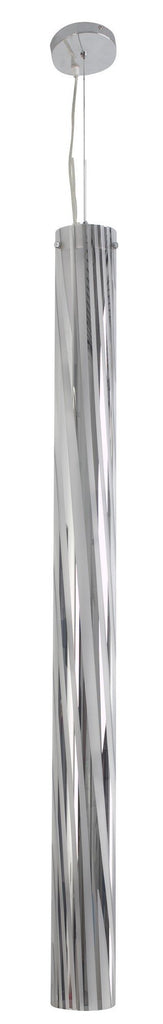Chroman Empire 5-Lt Tall Cylinder Pendant - Chrome Ceiling Varaluz 