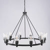 Clarence 42"w Oil Rubbed Bronze Chandelier Ceiling Artcraft 