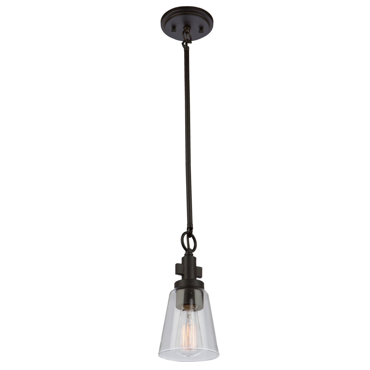 Clarence 5.5"w Oil Rubbed Bronze Pendant Ceiling Artcraft 