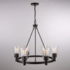 Clarence 28"w Oil Rubbed Bronze Chandelier Ceiling Artcraft 