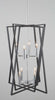 Middleton 23 in. wide Black and Polished Chrome Chandelier Ceiling Artcraft 